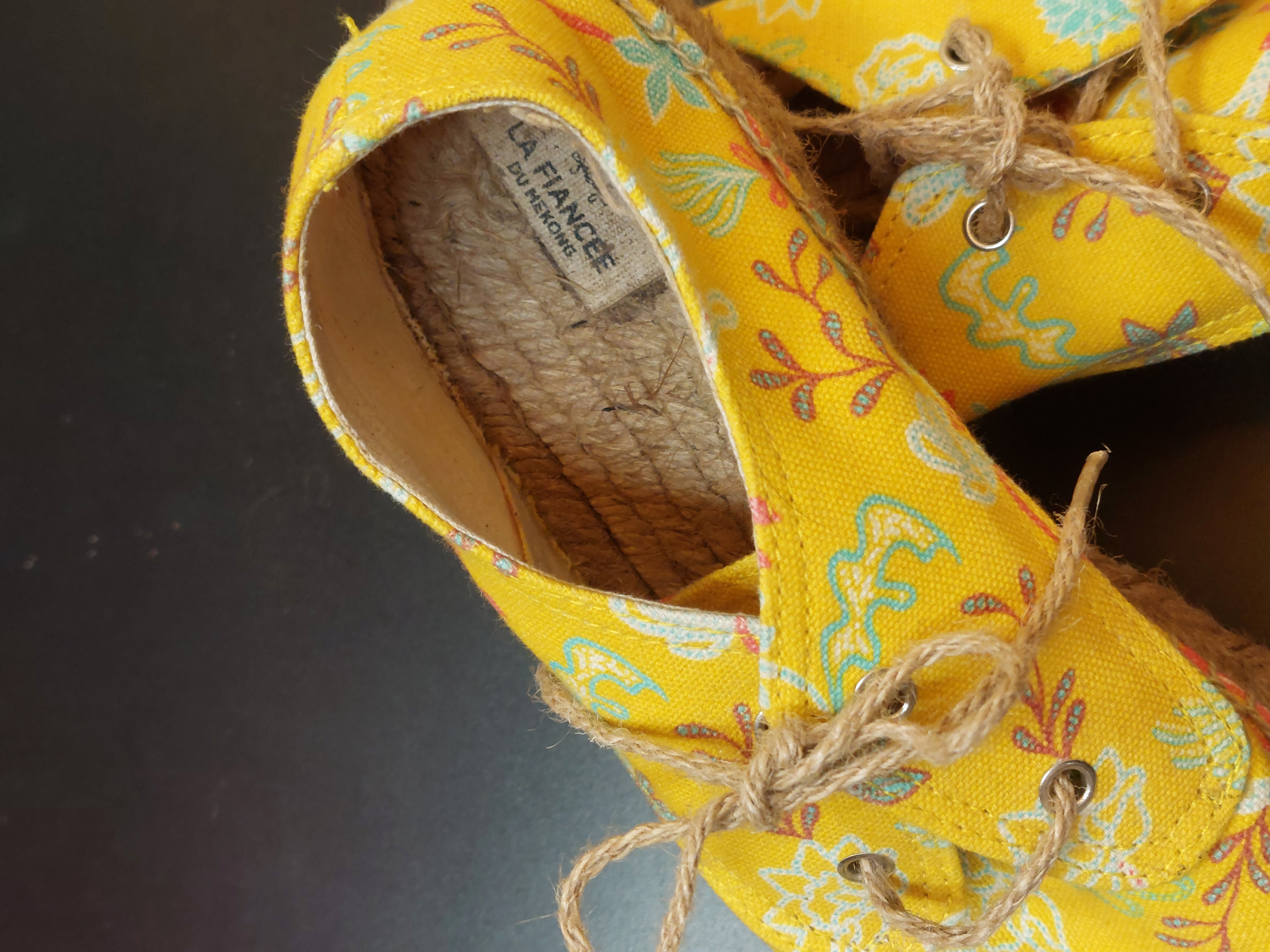 Chaussure espadrille la fiancé du Mékong