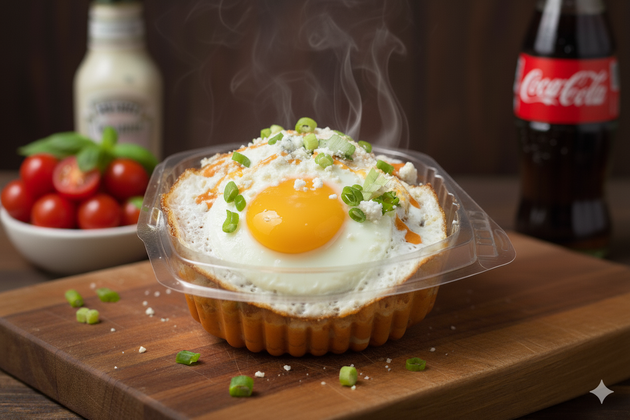 Chilaquiles minis con huevo