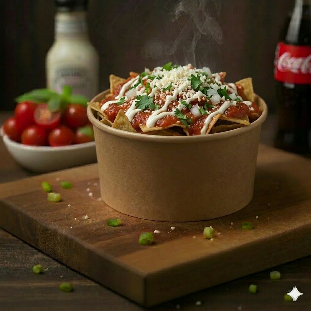 Chilaquiles grandes (sin proteína)