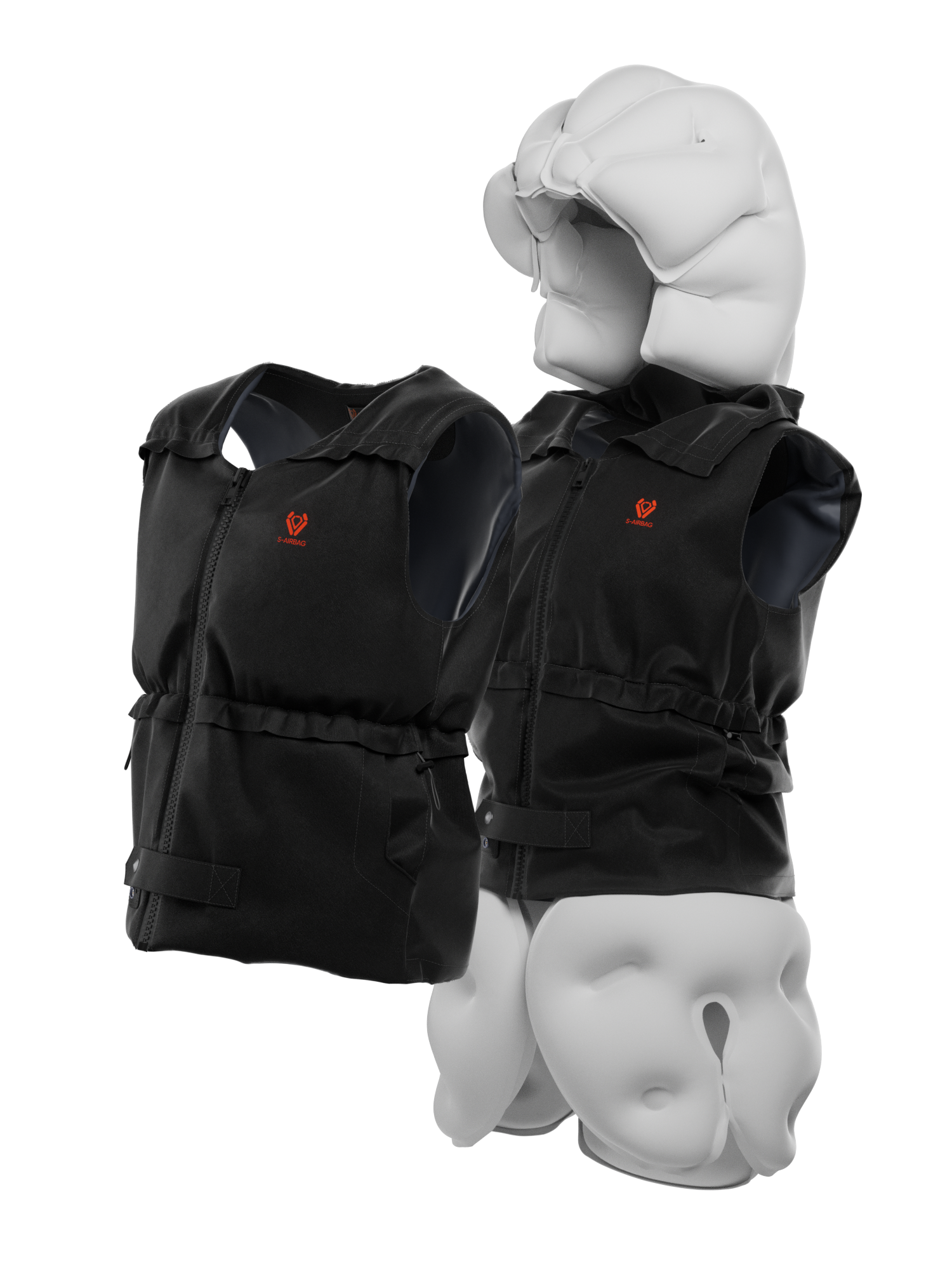 S20 Svart : Airbag Väst 