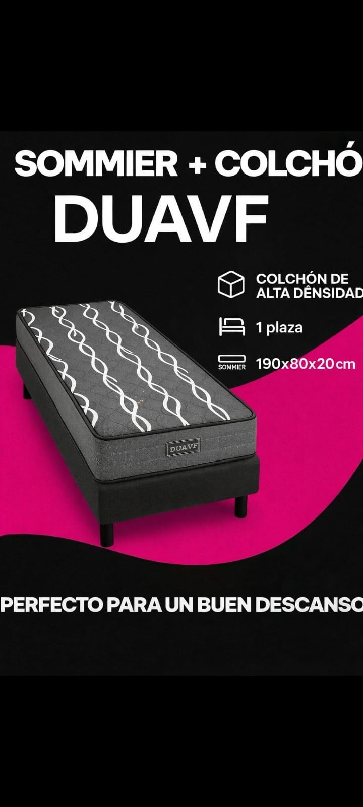 SOMMIER + COLCHON
