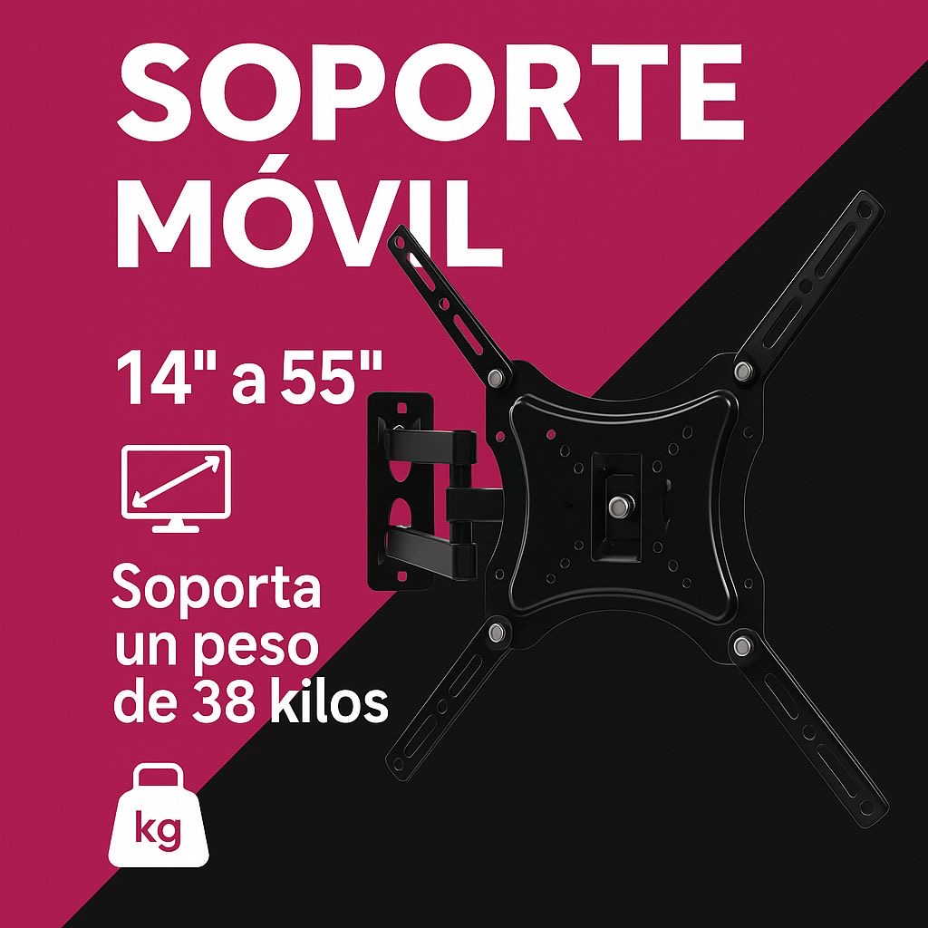 SOPORTE MOVIL 14” a 55