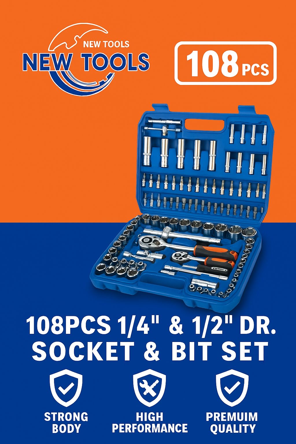 SET DE HERRAMIENTA 108 piezas