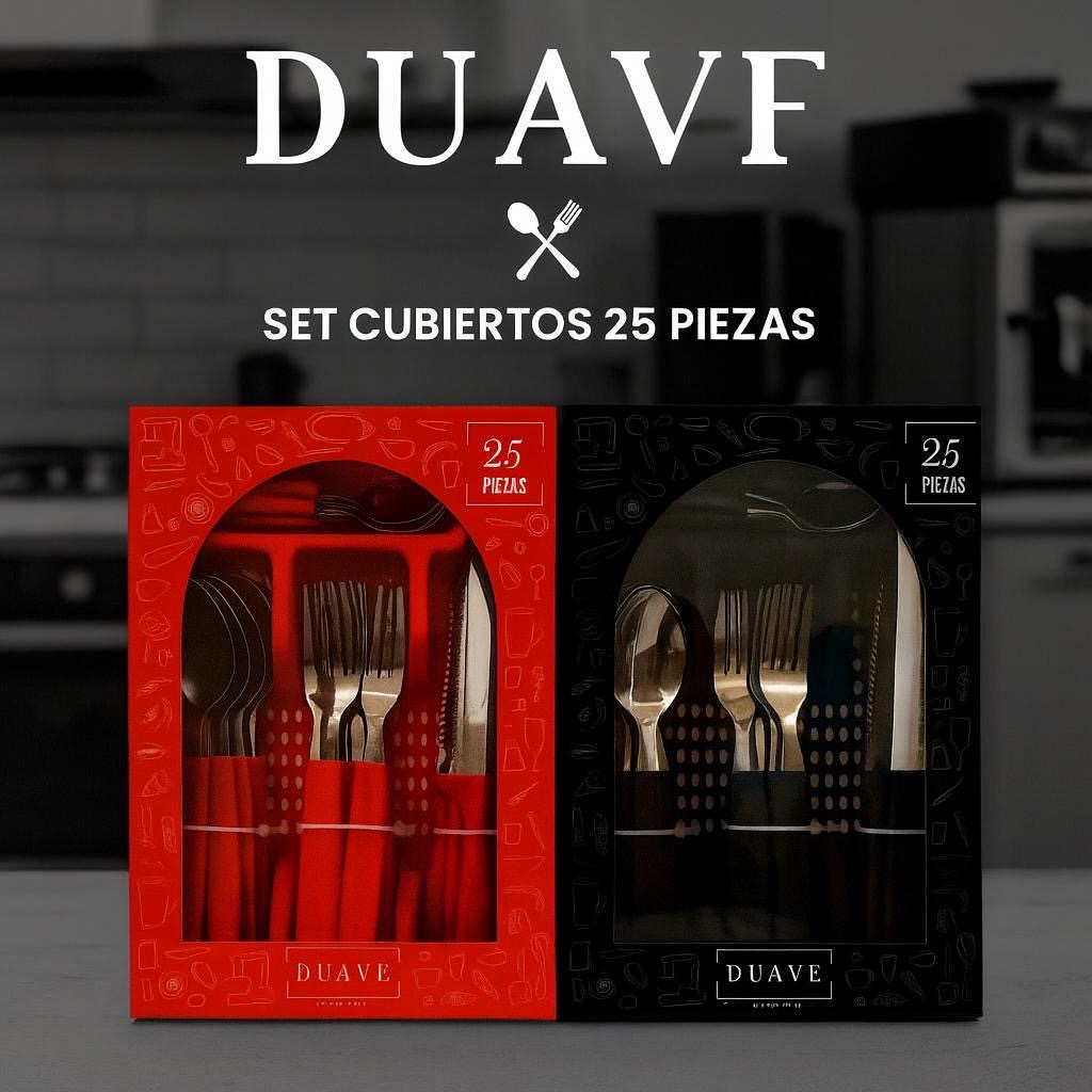 SET CUBIERTOS 25 PIEZAS