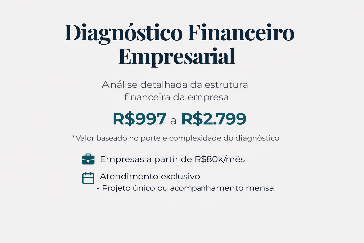 Diagnóstico Financeiro Empresarial