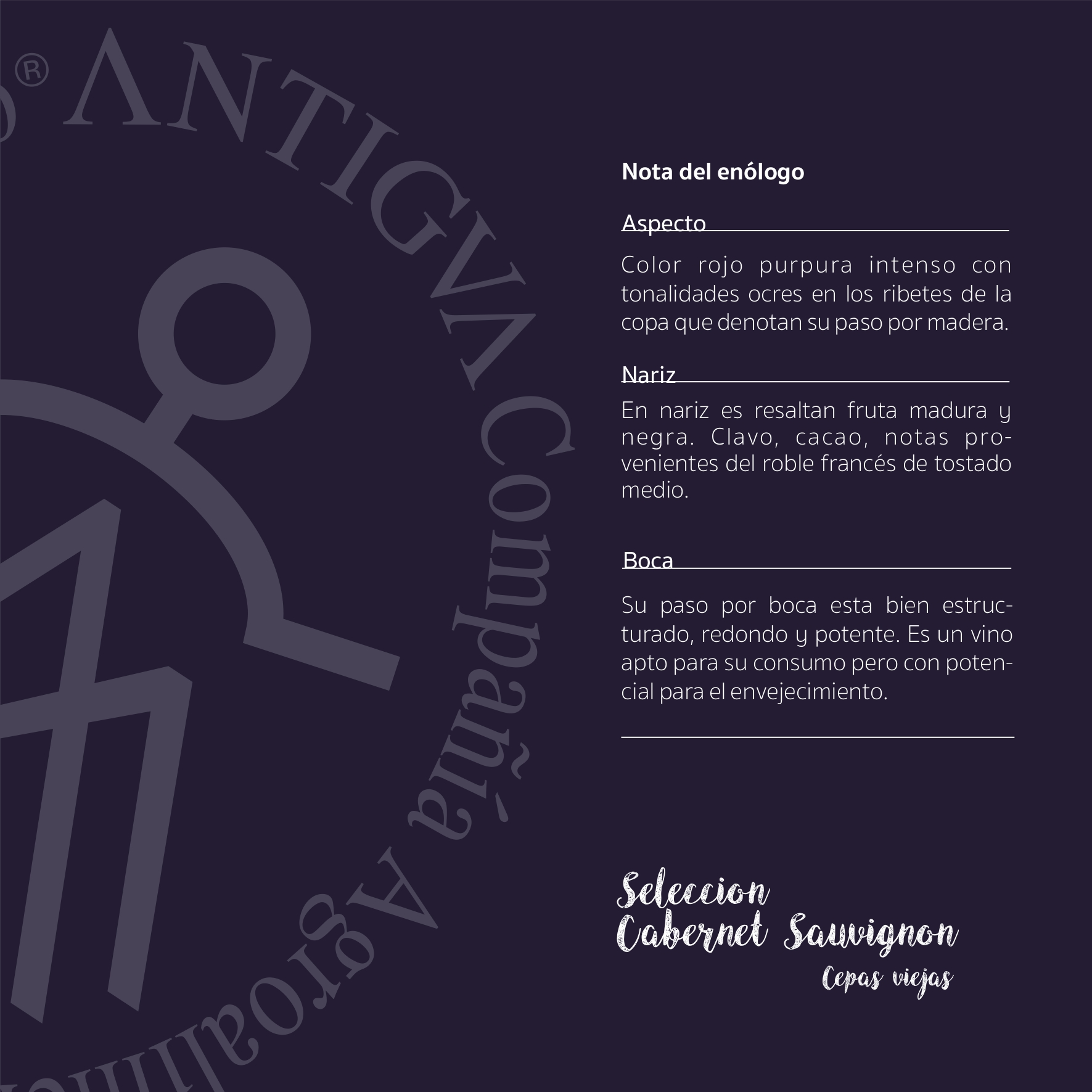 Cepas Viejas Crianza 2017