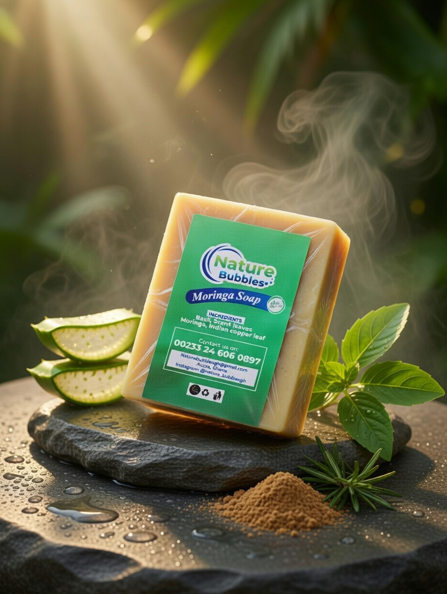 Nature Bubbles Moringa Soap
