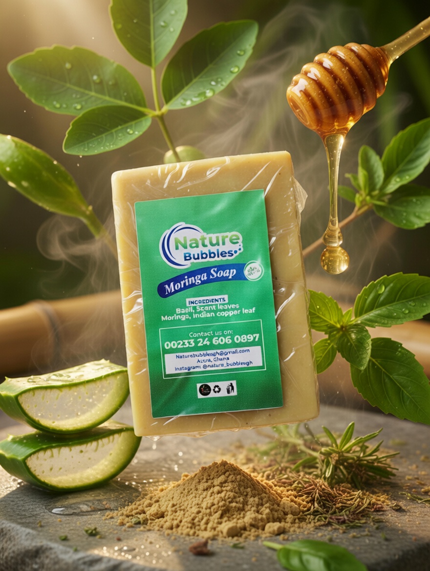 Nature Bubbles Moringa Soap