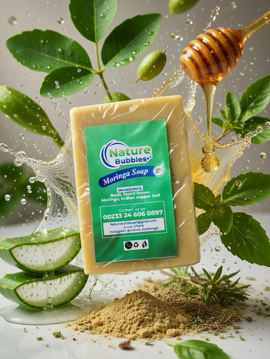 Nature Bubbles Moringa Soap