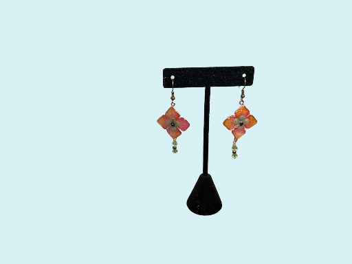 Handmade Floral Drop Earrings