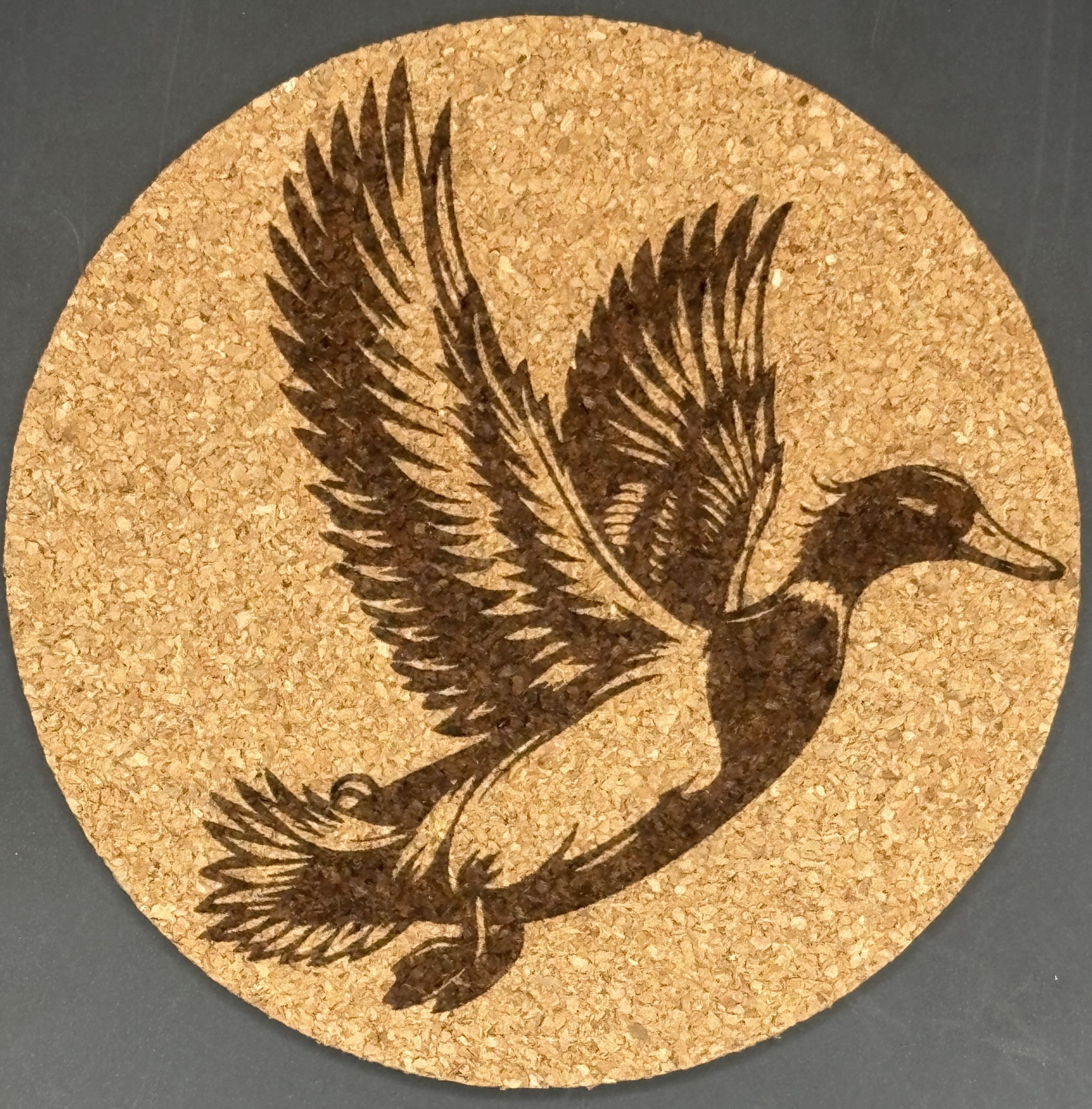 Wildlife series - Mallard Duck Coasters (Cork, set of 4)