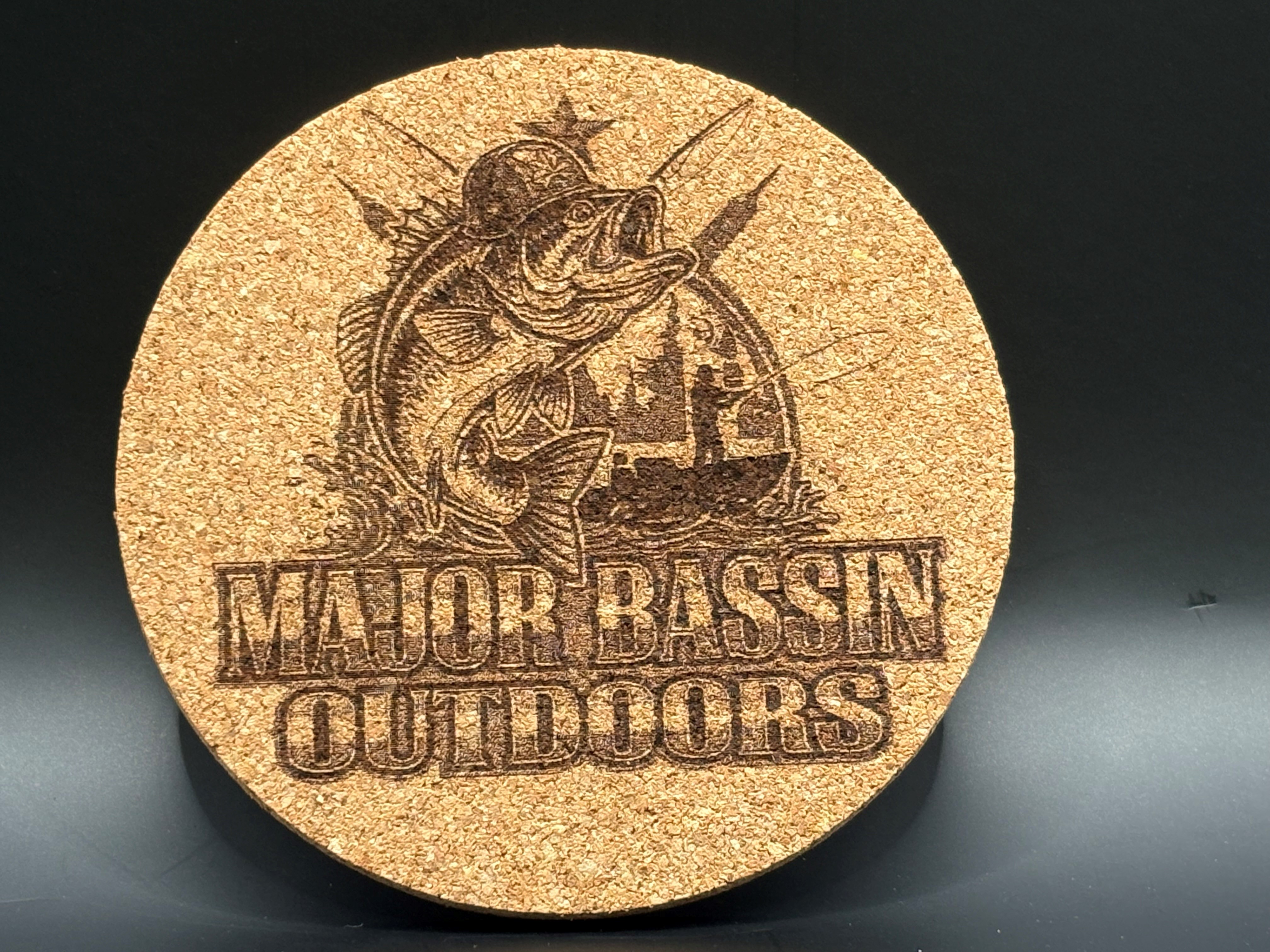 Custom (with your logo and/or wording) Cork Coasters.  Options from 4 to 50