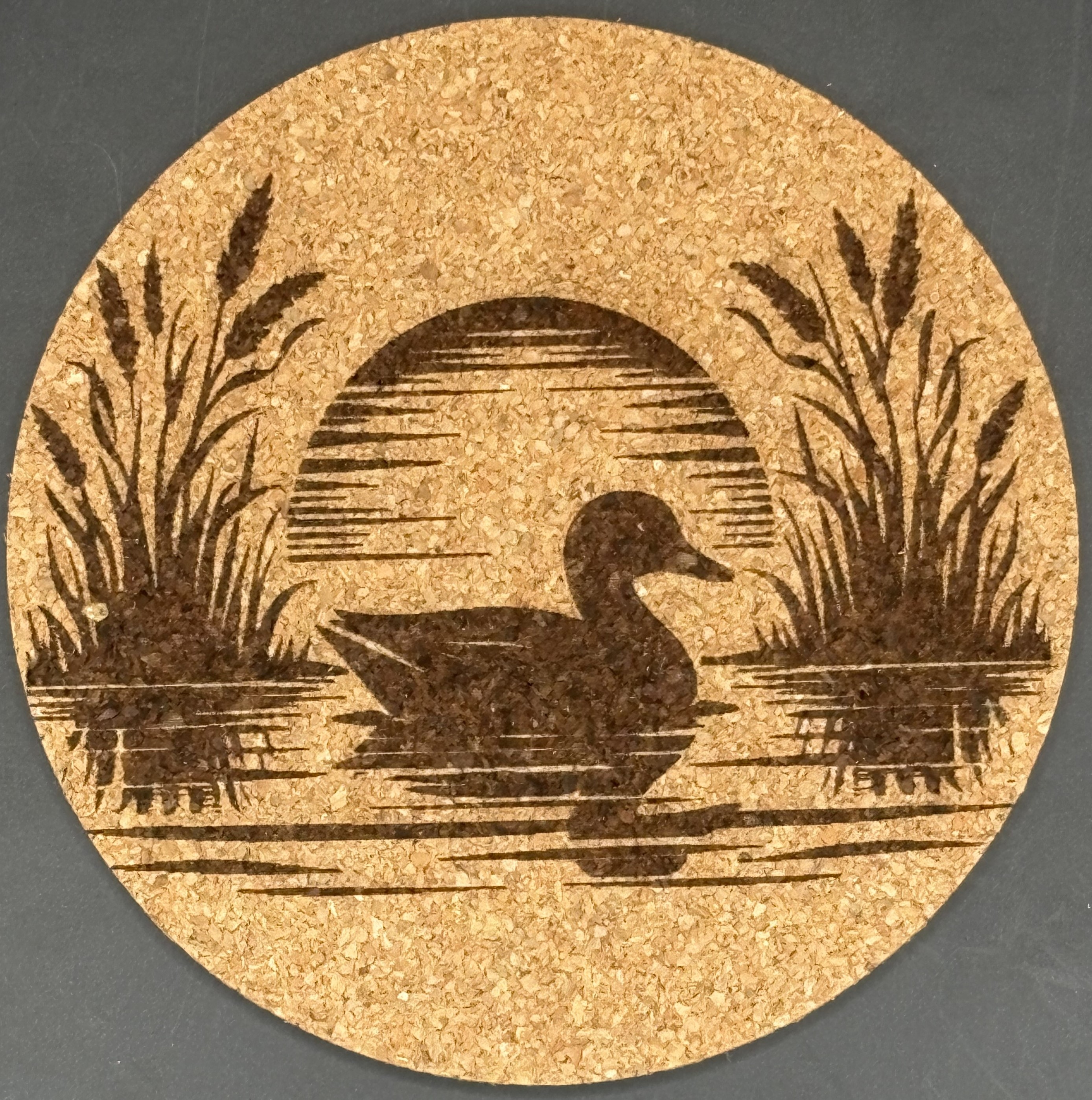 Wildlife series - Mallard Duck Coasters (Cork, set of 4)