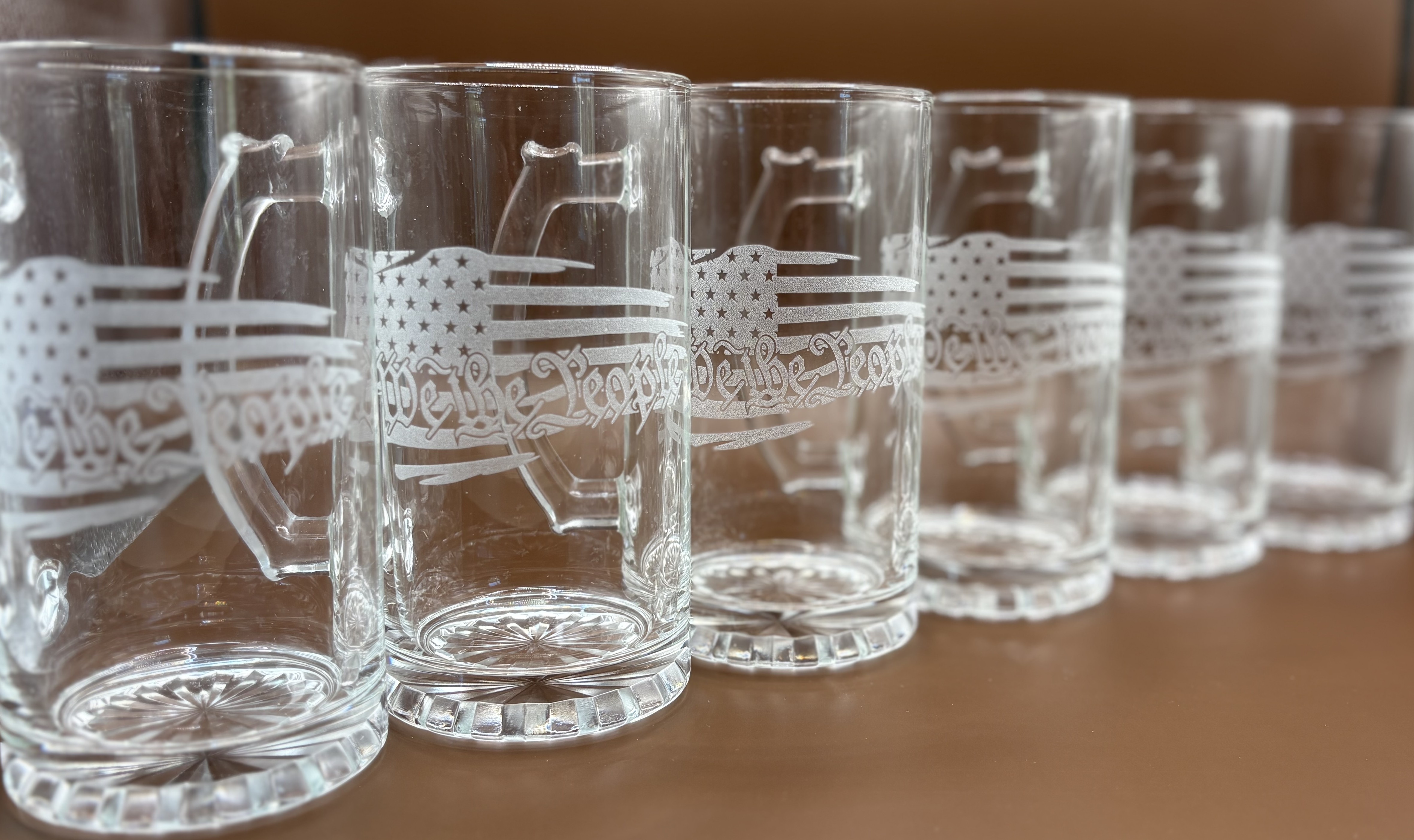 Custom 16oz Glass Beer Mug