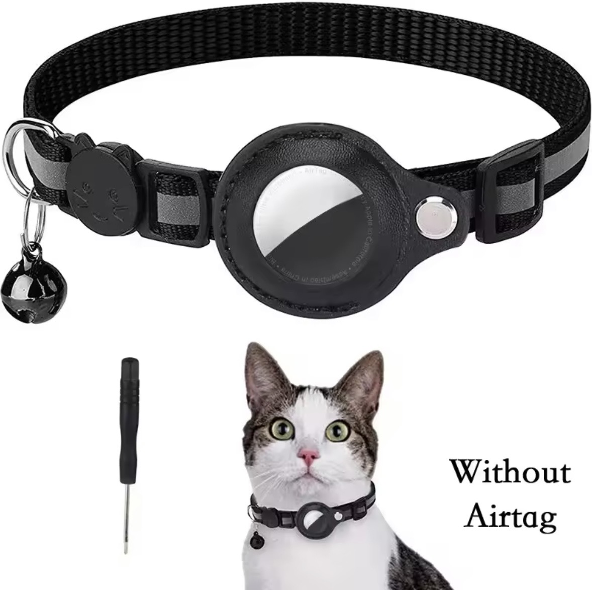 Cat Collar for Airtag Holder