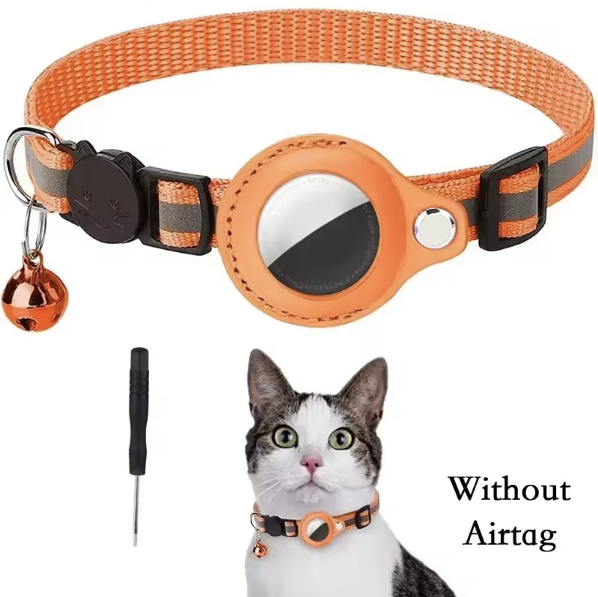 Cat Collar for Air Tag Holder