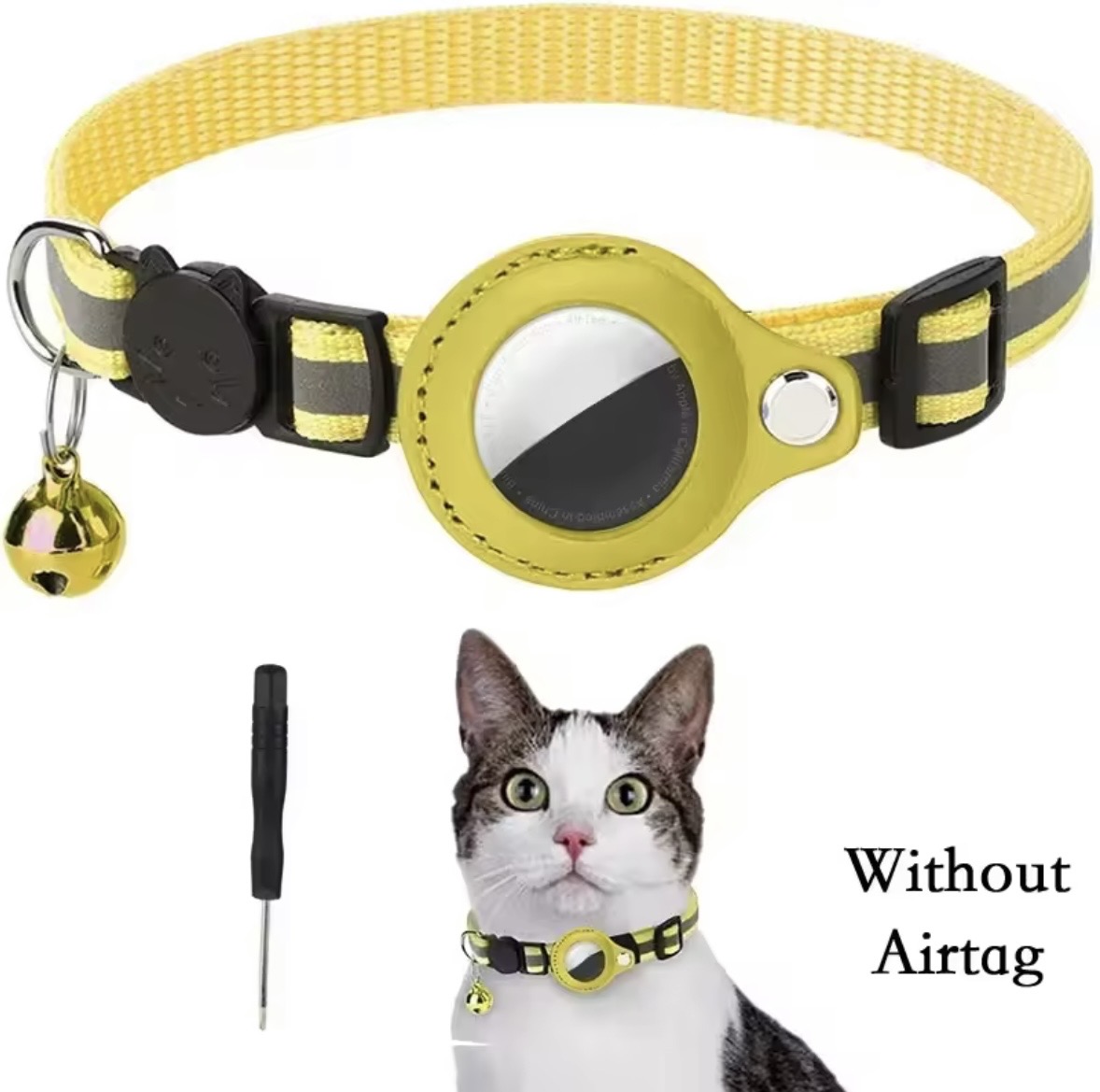 Cat Collar for Air Tag Holder