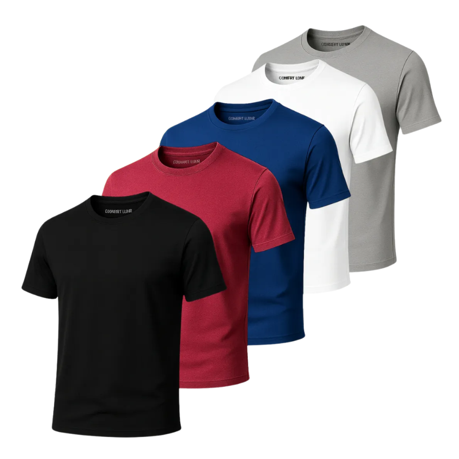 Kit 5 Camisas Masculinas Dry Fit