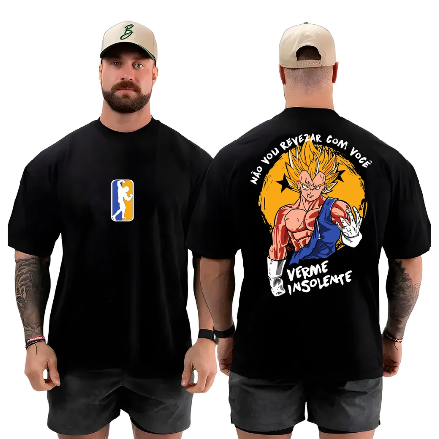 Kit Com 4 Camisetas Camisas Oversized 