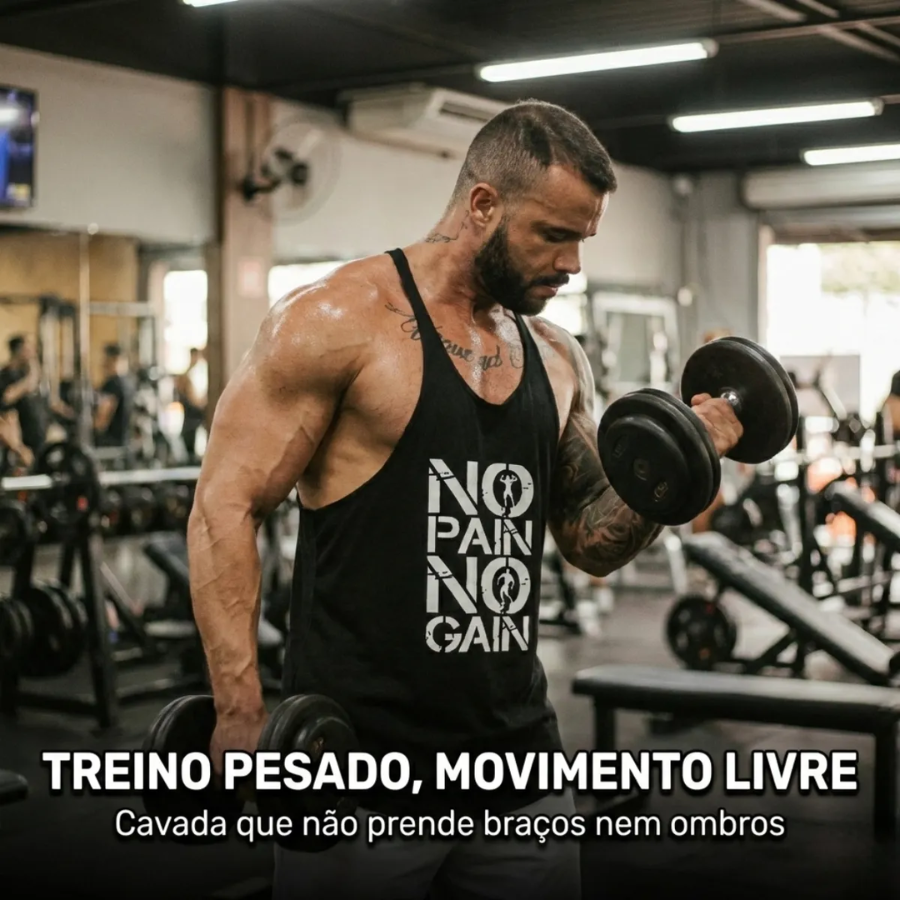 Kit 3 Camiseta Camisa Regata Masculina