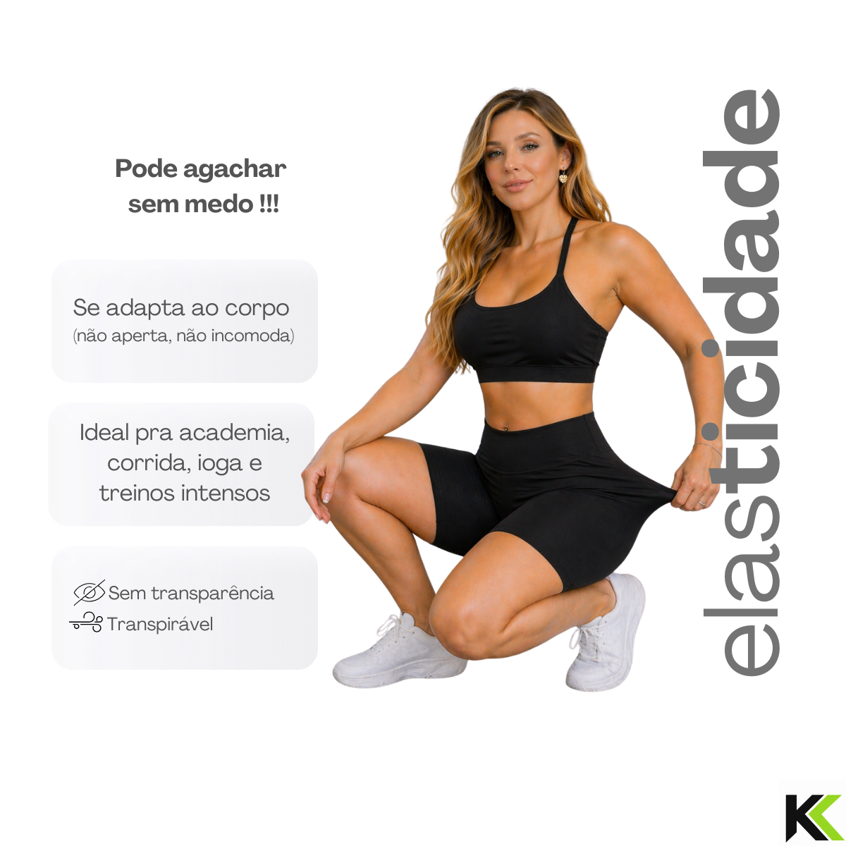 Conjunto Top Short Premium Preto