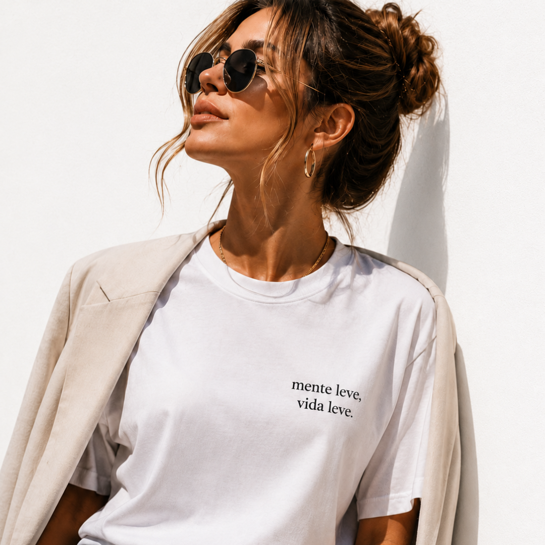 Camiseta Personalizada "Mente leve, vida leve"