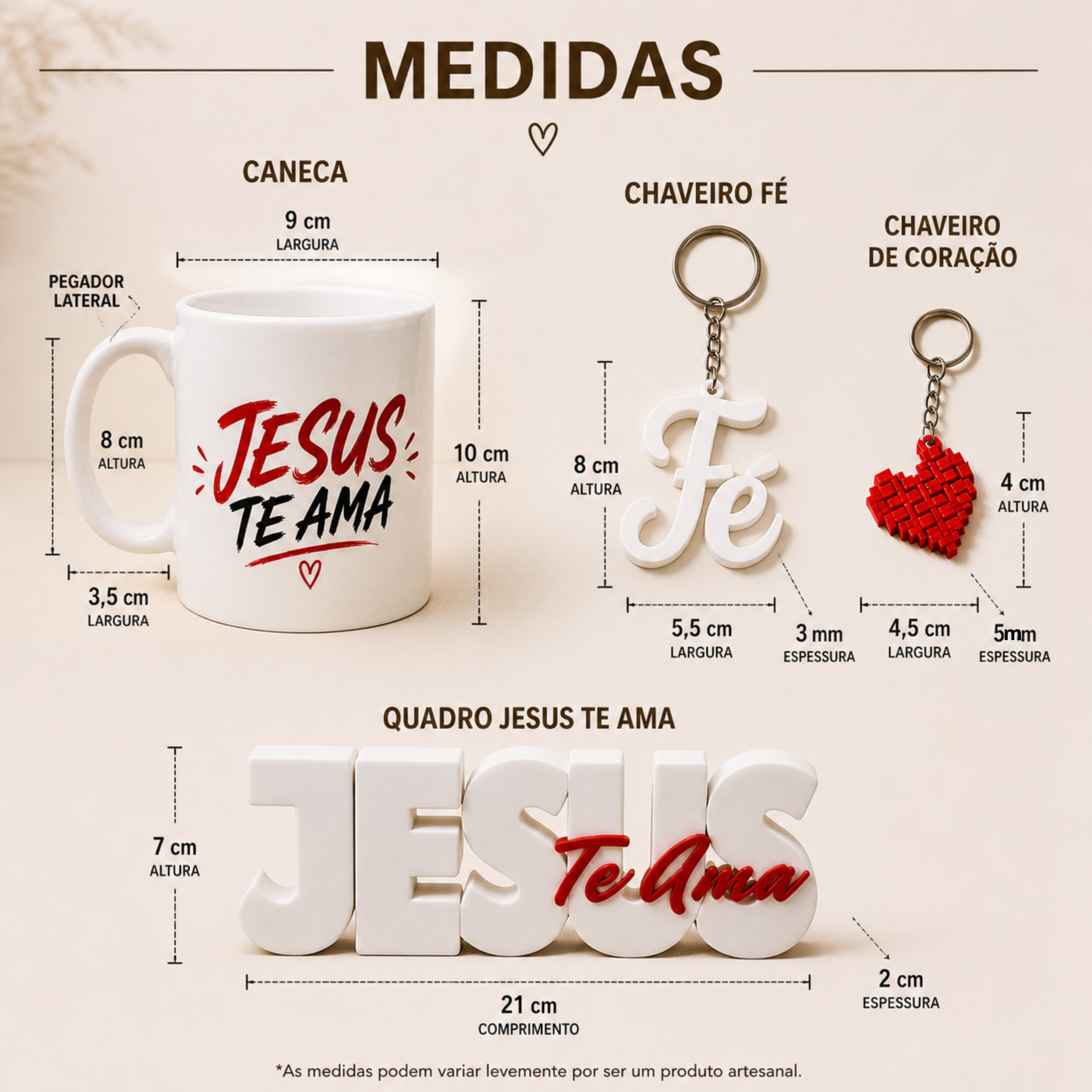 Kit Propósito E Fé Jesus 