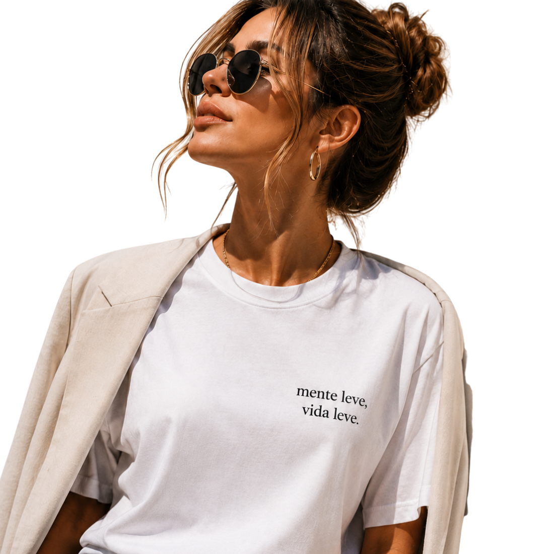 Camiseta Personalizada "Mente leve, vida leve"