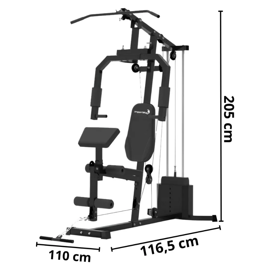 Estação De Musculação 68kg 
