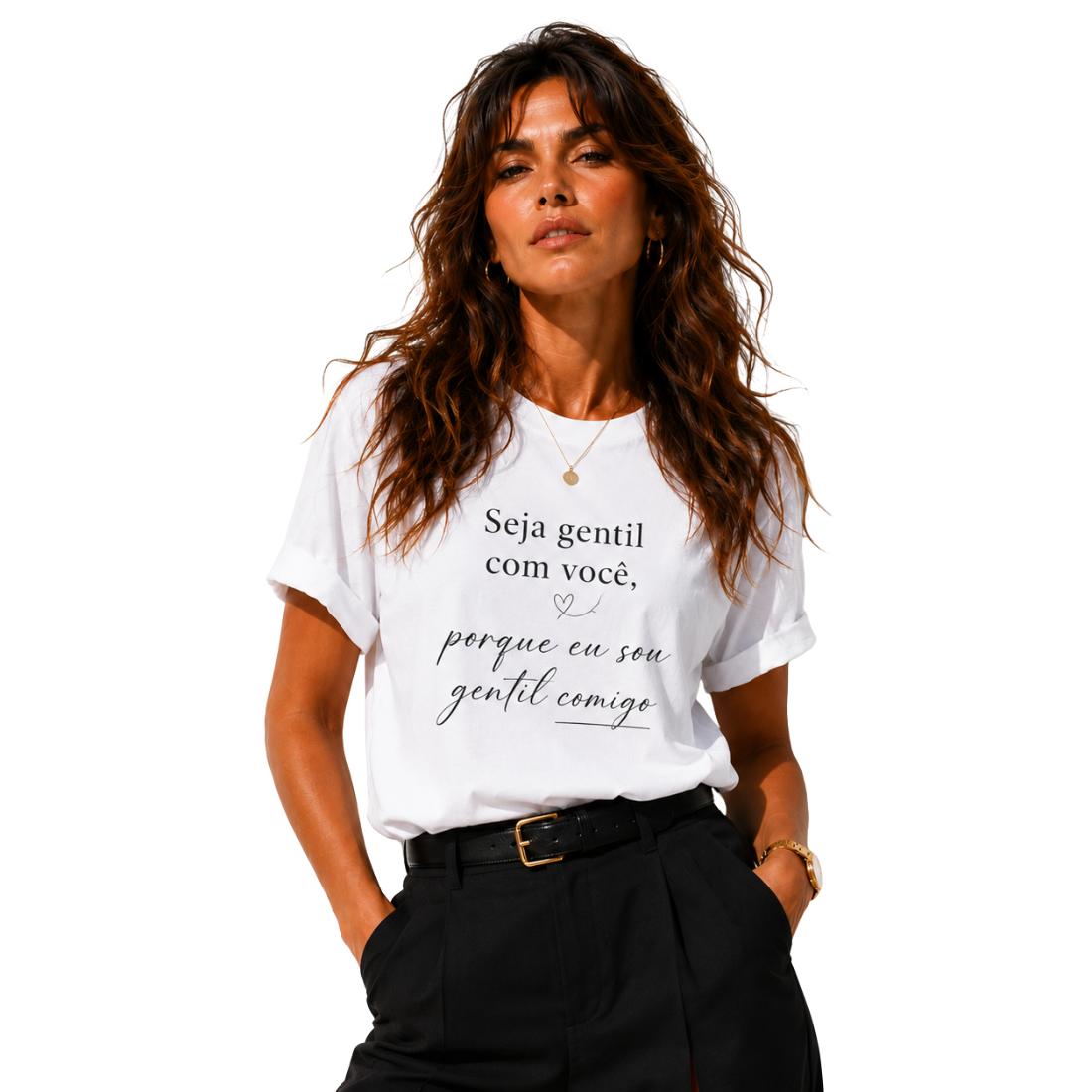 Camiseta Personalizada "Seja gentil com você"