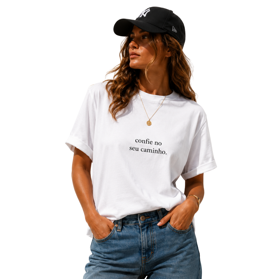 Camiseta Personalizada "Confie no seu caminho"