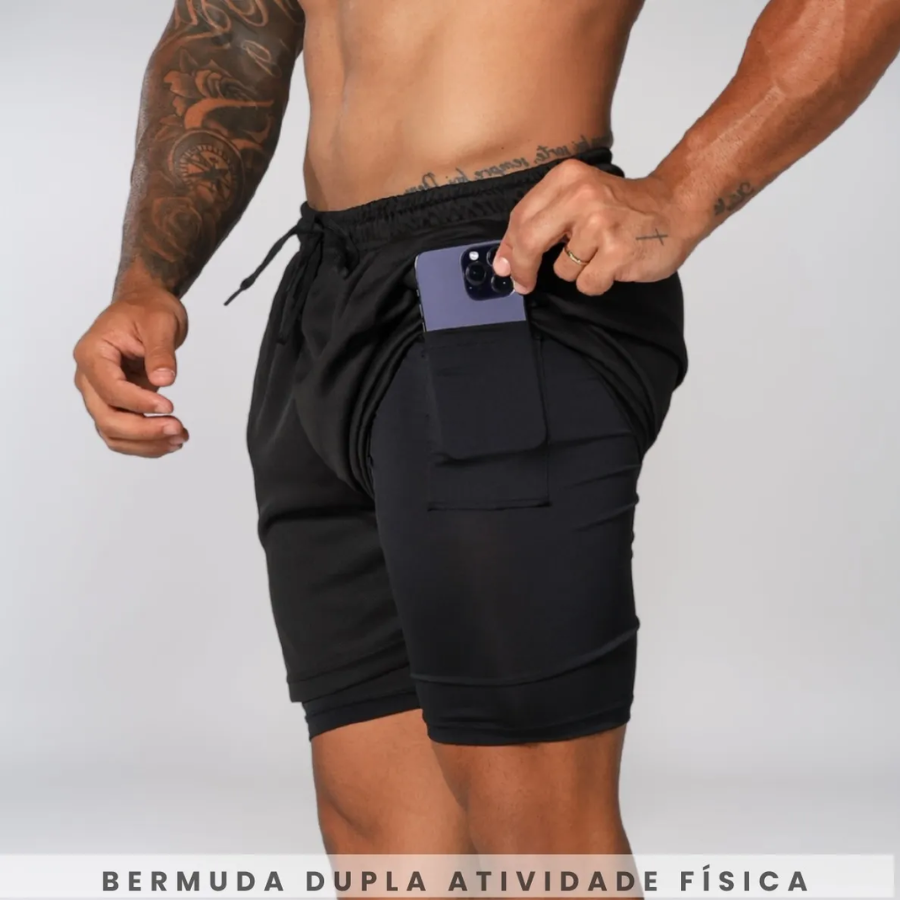 Bermuda Dupla Masculina 