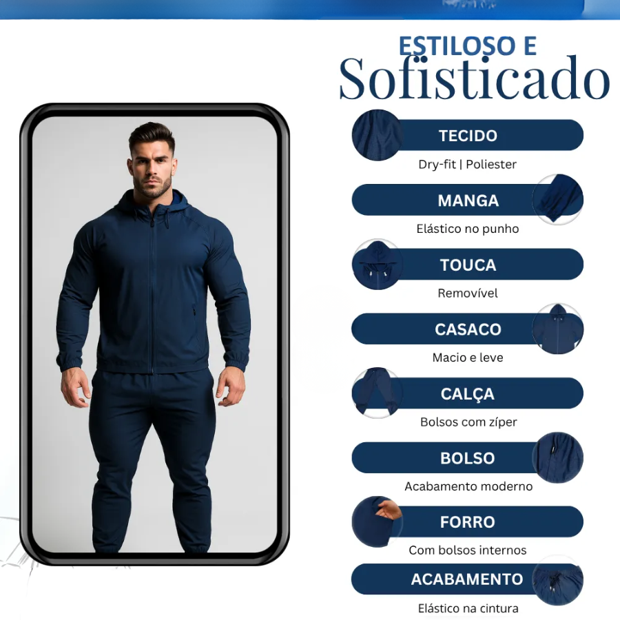 Conjunto Dry Fit Masculino 