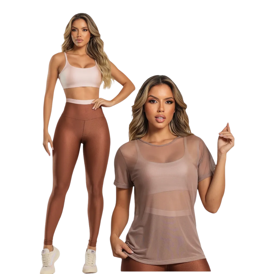 Conjunto Fitness 3 Peças