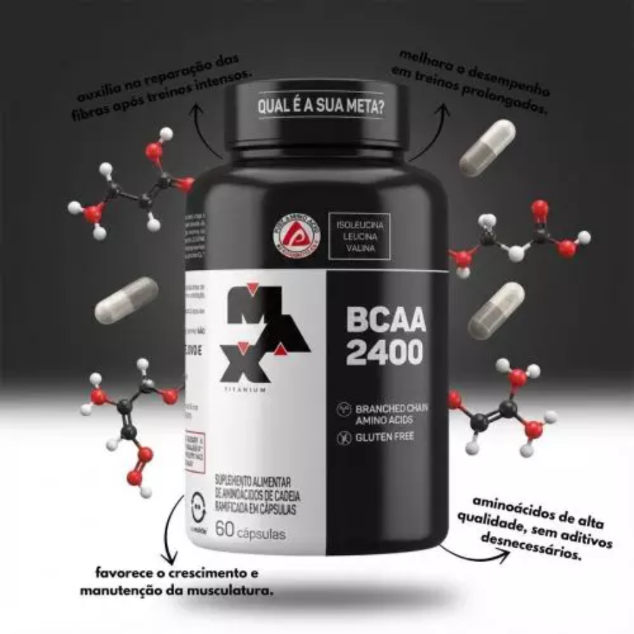 Bcaa 2400 Suplemento Max Titanium
