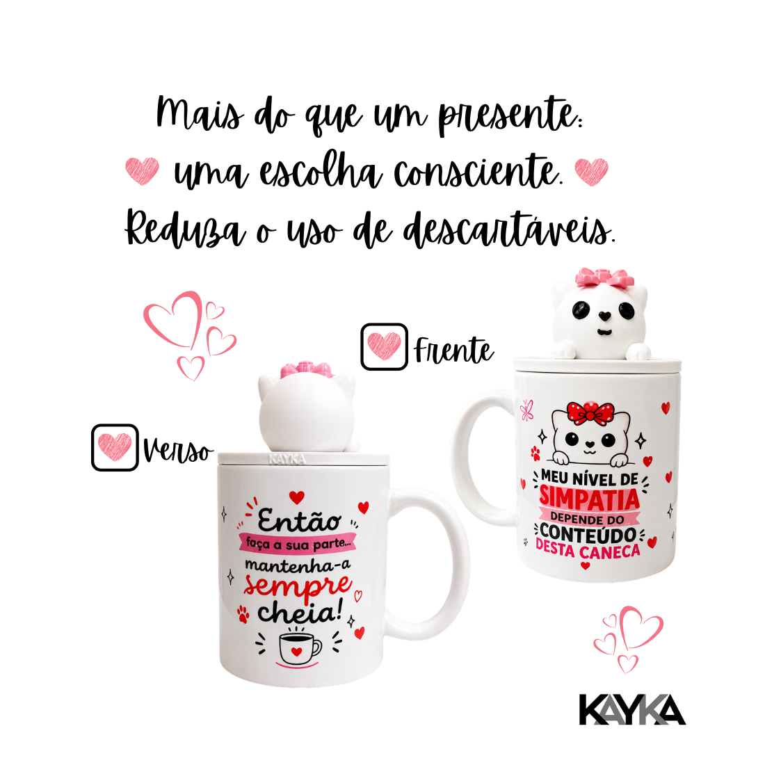 Kayka Colecionáveis - Minha Simpatia Depende do Conteúdo Desta Caneca 