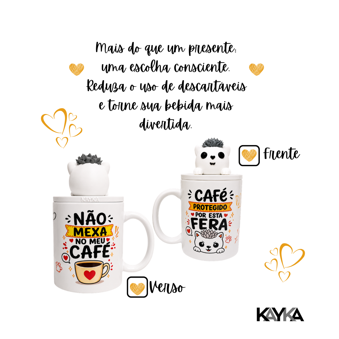 Kayka Colecionáveis - Café Protegido Por Esta Fera
