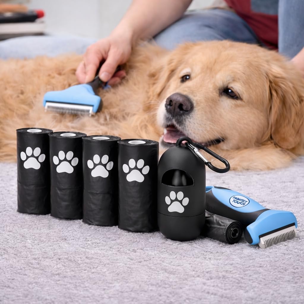 2-in-1 Dog Grooming & Clean-Up Kit