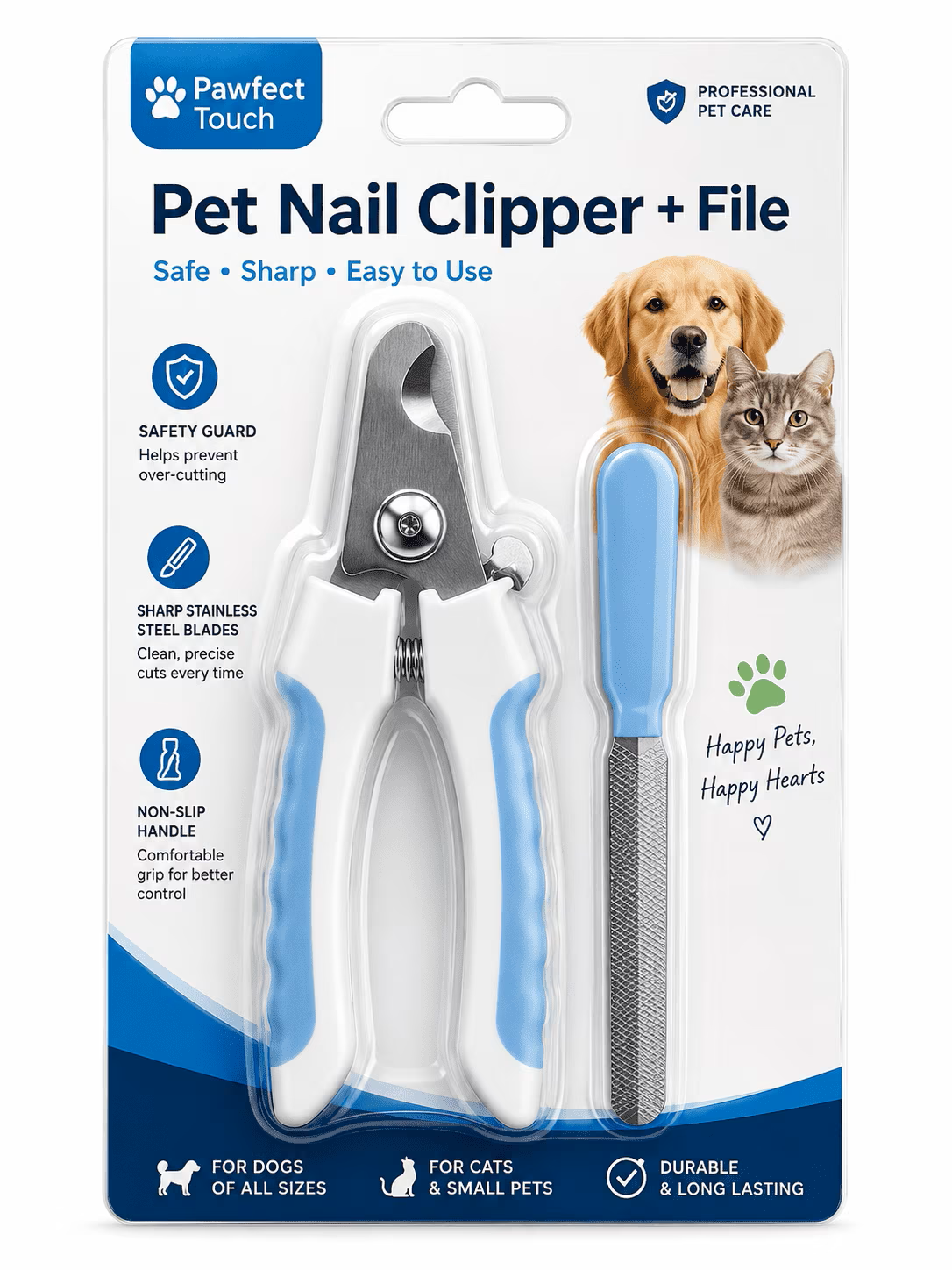 Pet Nail Clipper + File