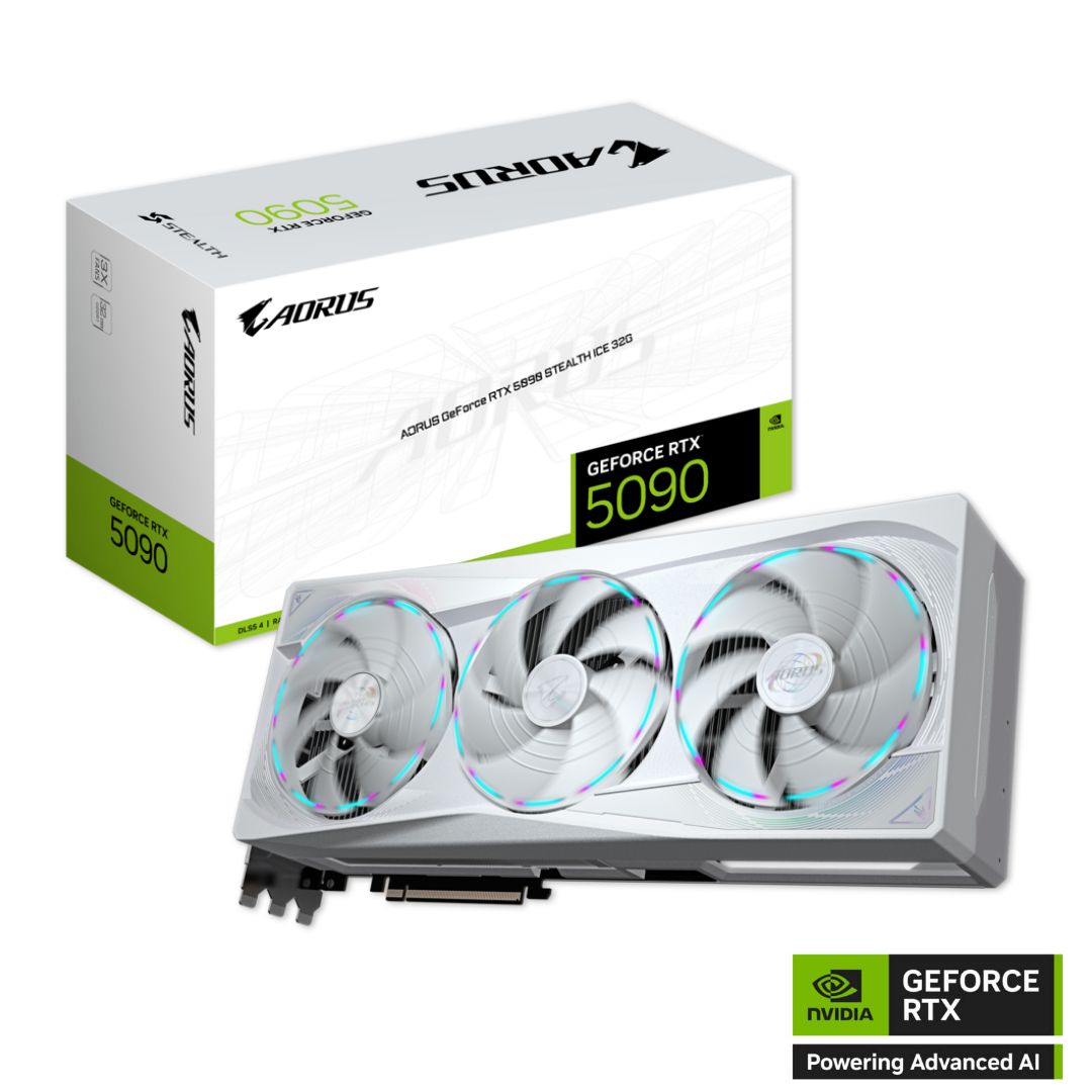 GIGABYTE GeForce RTX 5090 32GB AORUS ICE STEALTH
