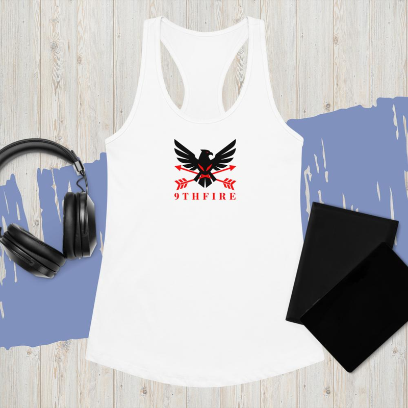 9thFire Women’s fitted racerback tank top