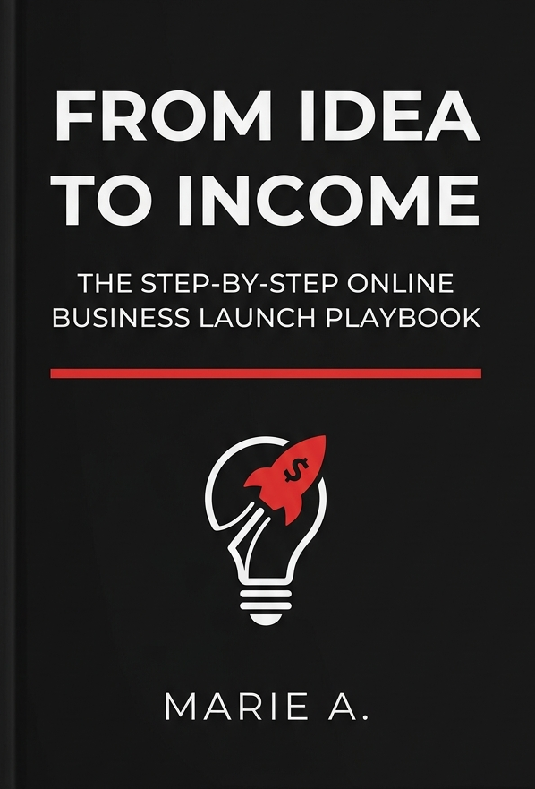 From Idea to Income The Step-by-Step Online Business Launch Playbook