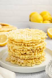 Zesty Lemon Pizzelle