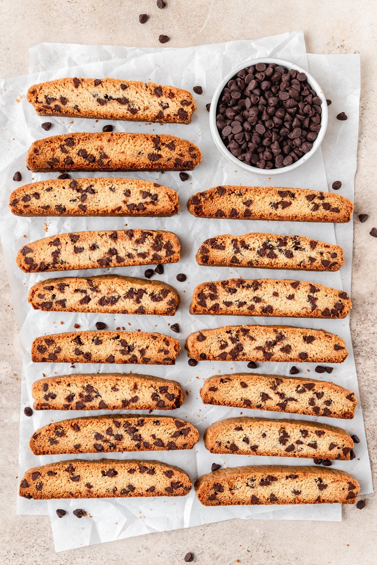 Chocolate Chip Biscotti