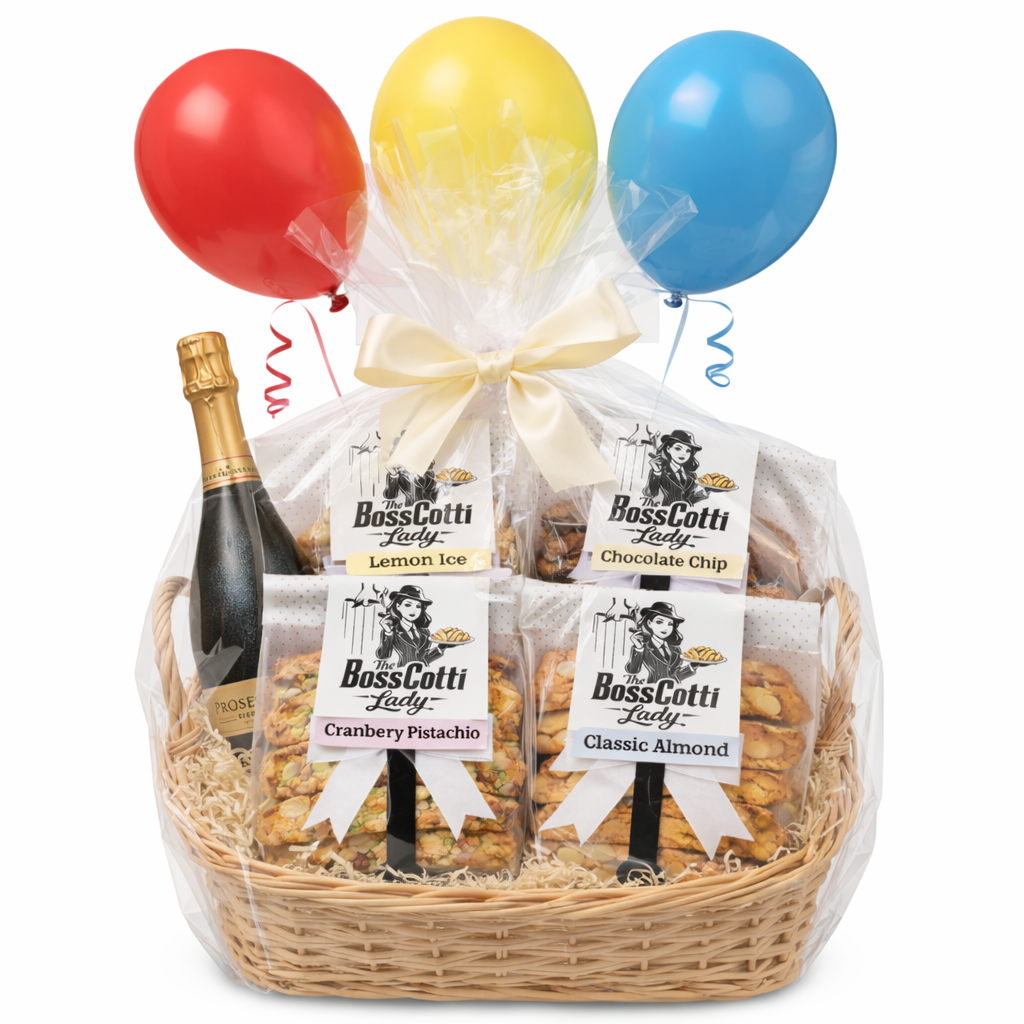 Gourmet Biscotti Celebration Basket
