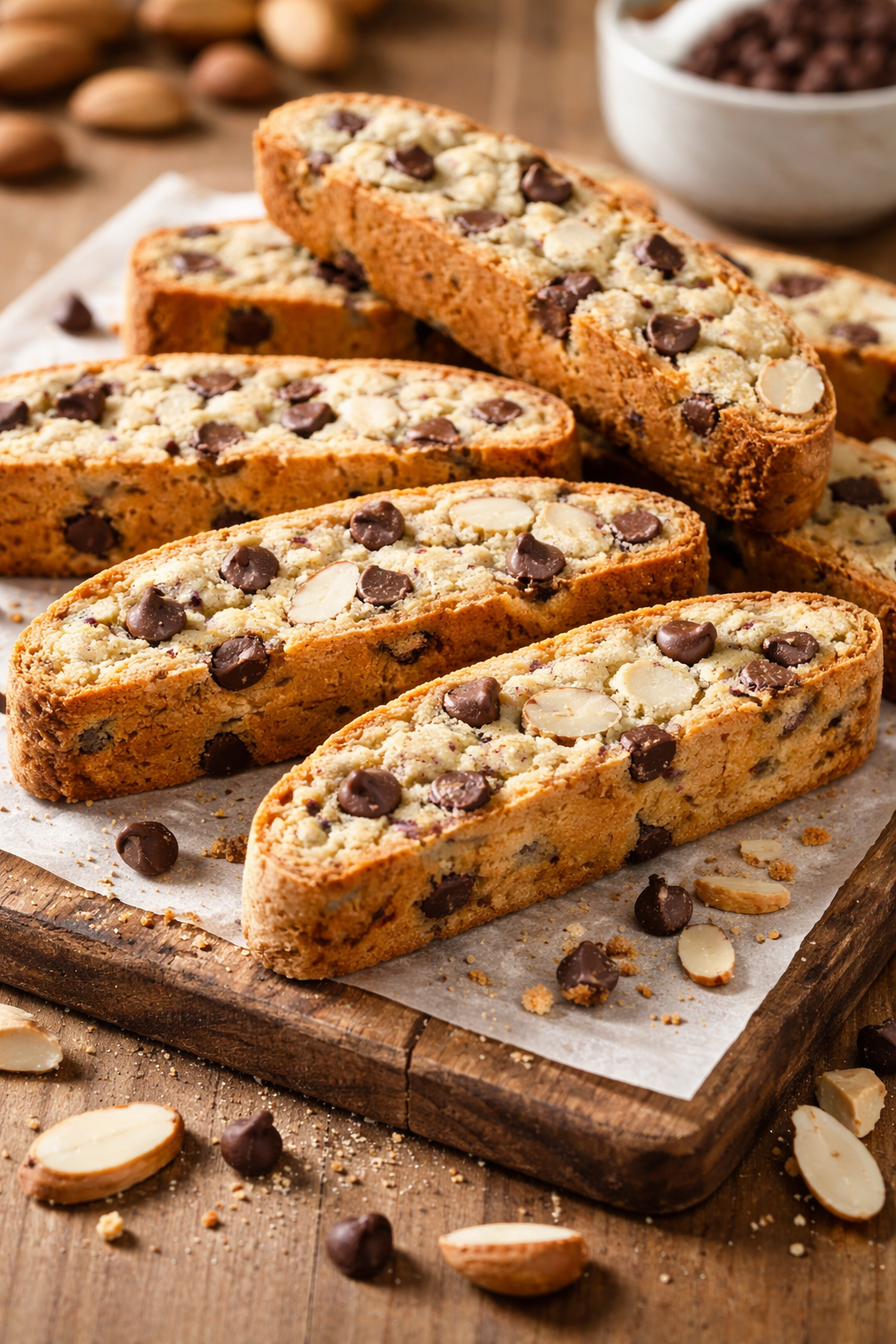 Chocolate Almond Biscotti