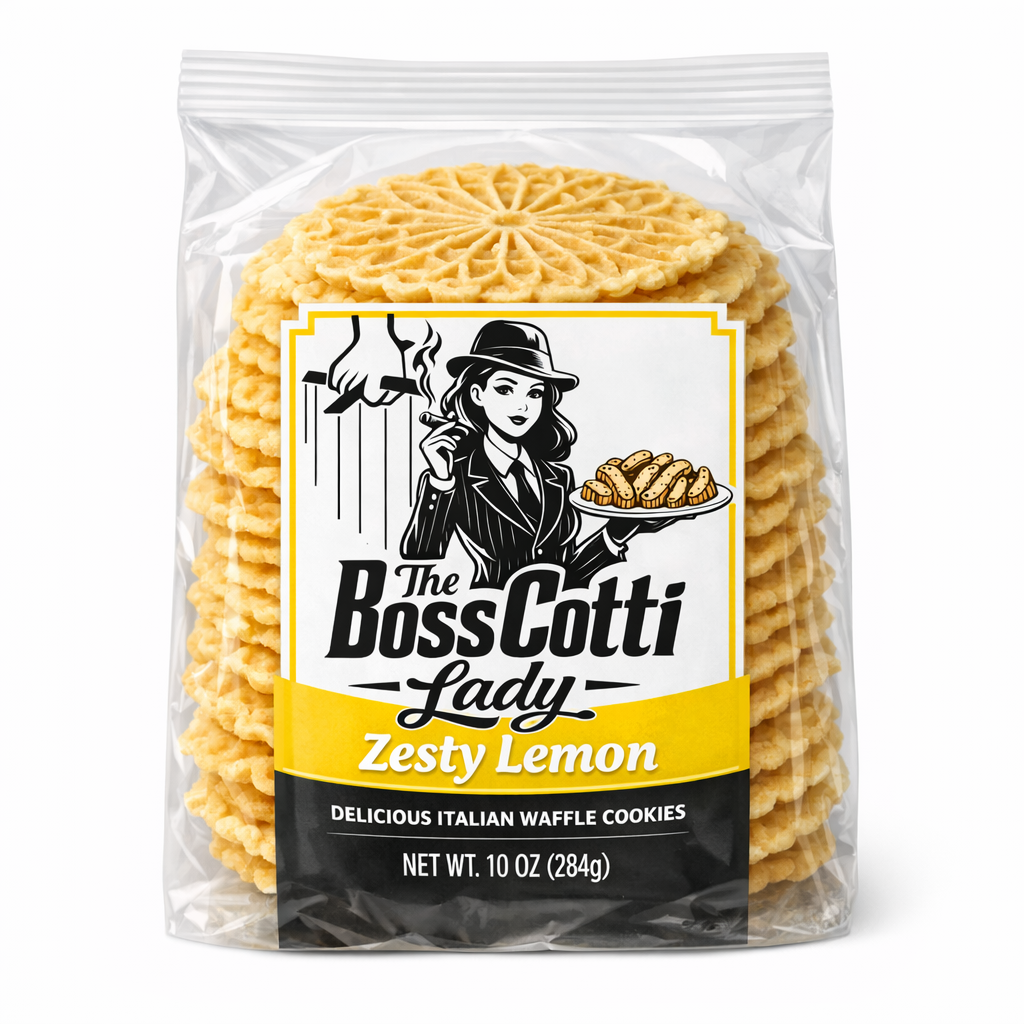 Zesty Lemon Pizzelle