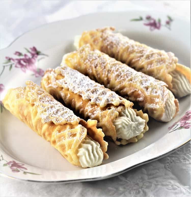 Pizzelle Cannoli Shells