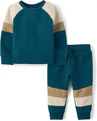 Kids Colorblock Tracksuit Set