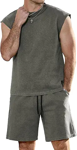 Men's Casual Sleeveless Set